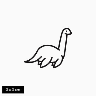 Temporary Dinosaur Tattoo